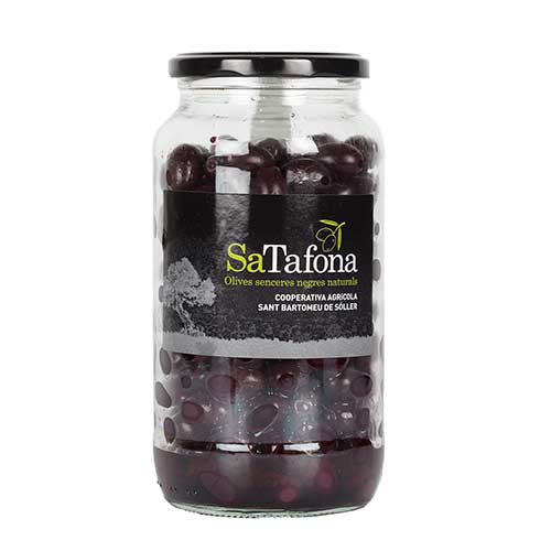 Aceitunas negras naturales Sa Tafona 550gr