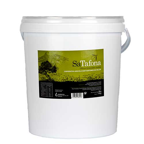 Green olives trencades Sa Tafona 8kg