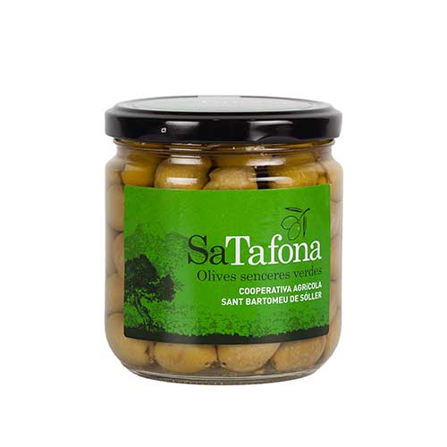Natural green olives Sa Tafona 200g