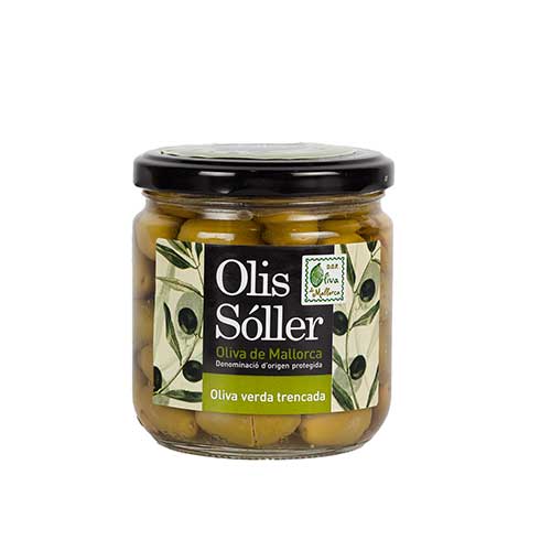 Green olives trencades Olis Sóller D.O.P. 200g