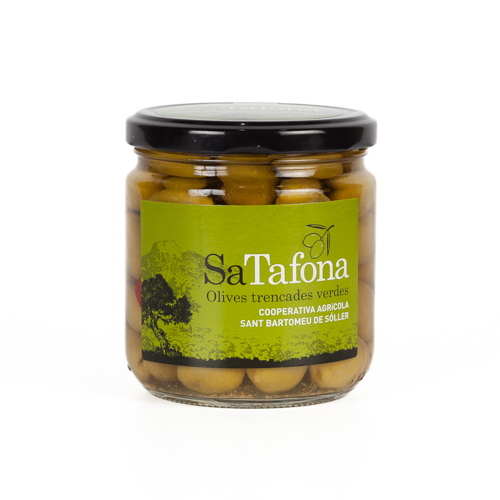 Olives vertes trencades Sa Tafona 200g